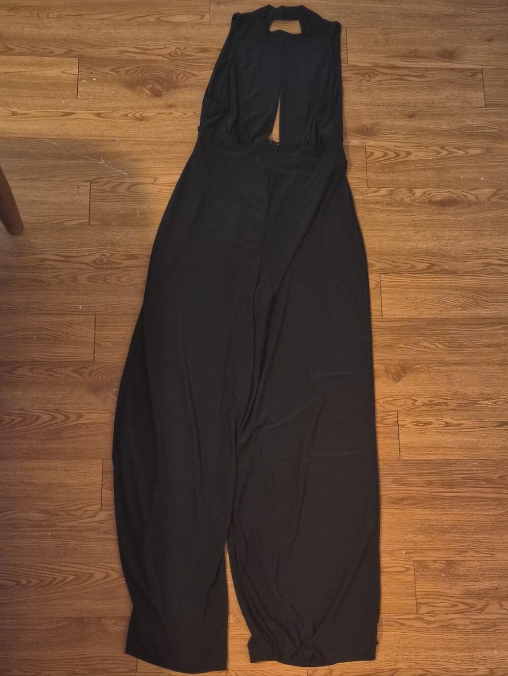 Fleabag Jumpsuit! Women’s Black Wide-Leg Jumpsuit